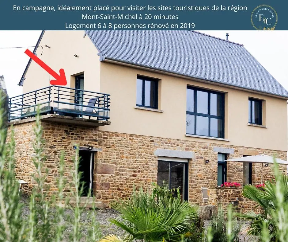 Maison Comprenant Deux Gites A Louer, Ensemble Ou Independamment, Capacite De 4 A 19 Personnes Idealement Place Pour Visiter Le Mont-Saint-Michel, Saint-Malo Et Les Alentours location